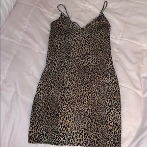 Cheetah print dress